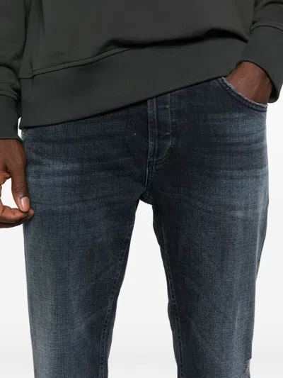 Dondup Belt-loop Jeans In Black