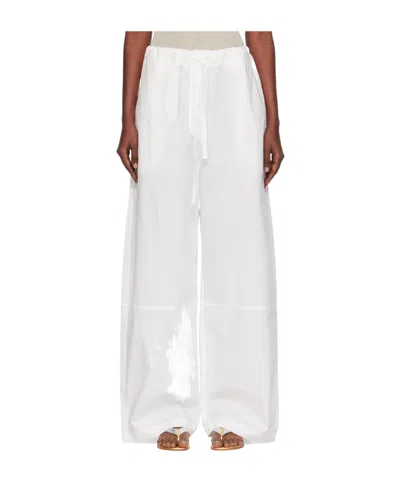 Paris Georgia Uma Drawstring Trousers In White