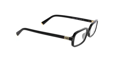 Miu Miu Full Frame Plain Mirror In Black