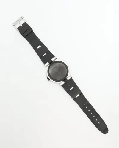 Bvlgari Diagono Aluminum 40mm Ref Bb40at Watch In Black