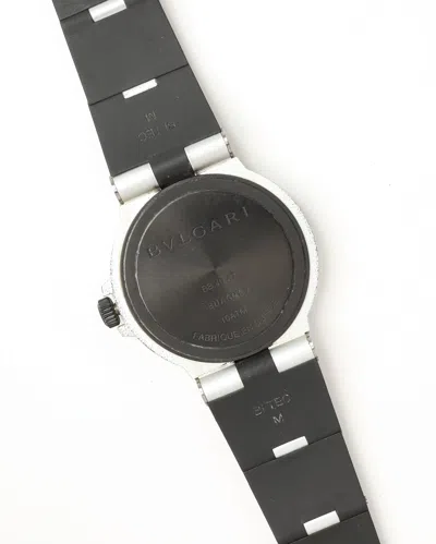 Bvlgari Diagono Aluminum 40mm Ref Bb40at Watch In Black