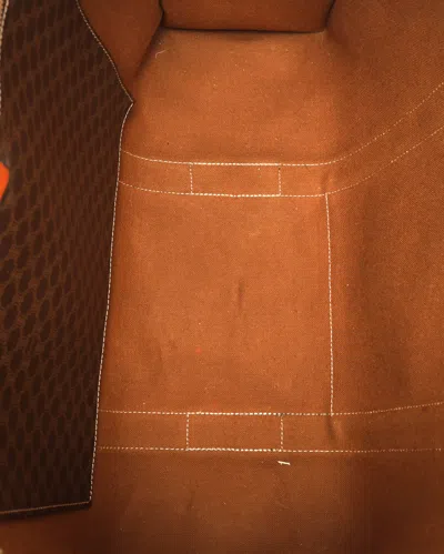 Celine Céline Macadam Tote Bag In Brown