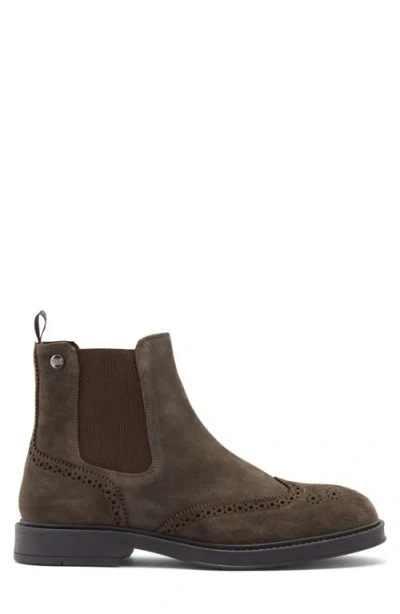 Roberto Cavalli Crip Chelsea Boot In Brown