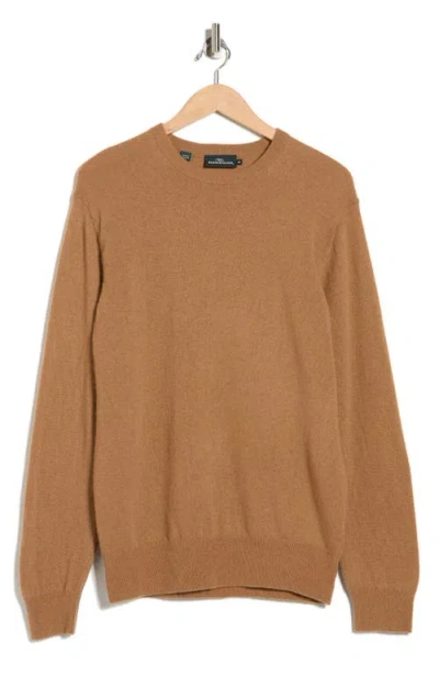 Rodd & Gunn Wool & Cashmere Crewneck Sweater In Brown