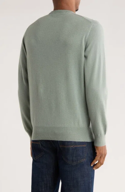 Rodd & Gunn Wool & Cashmere Crewneck Sweater In Green