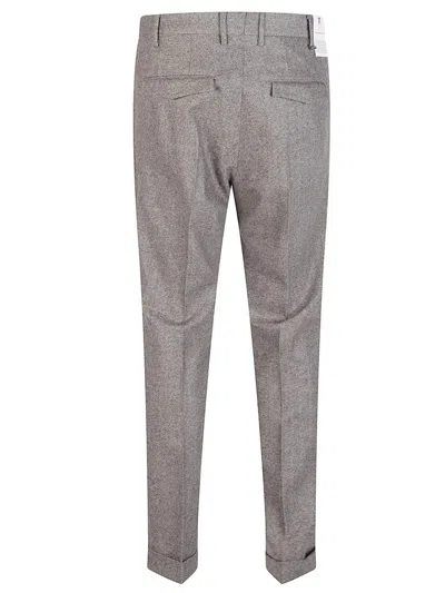 Pt Torino Virgin Wool-blend Pants In Gray