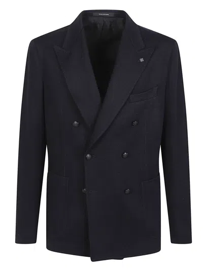 Tagliatore Montecarlo Double-breasted Jacket In Black