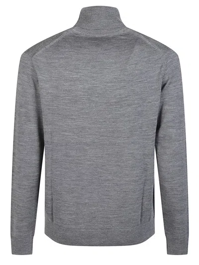 Michael Kors Roll-neck Merino Jumper In Gray