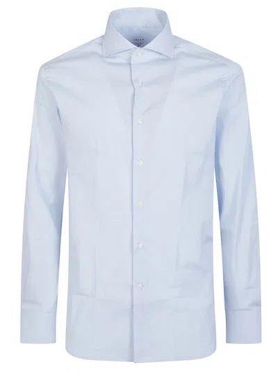 Orian Long-sleeve Cotton Shirt In Blue
