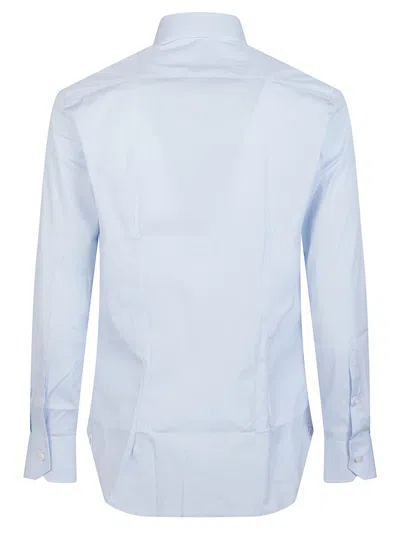 Orian Long-sleeve Cotton Shirt In Blue