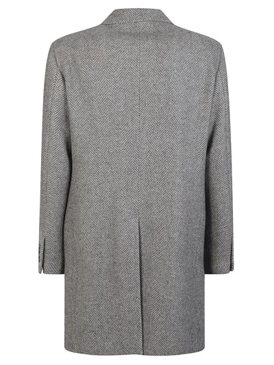 Tagliatore Single-breasted Coat In Gray