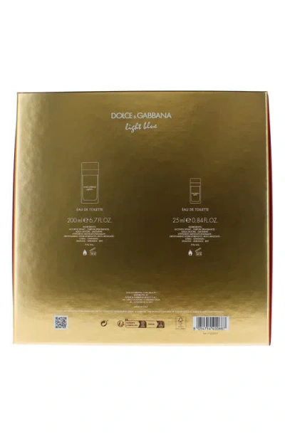 Dolce & Gabbana Dolce&gabbana Light Blue Eau De Toilette Set $225 Value In Multi