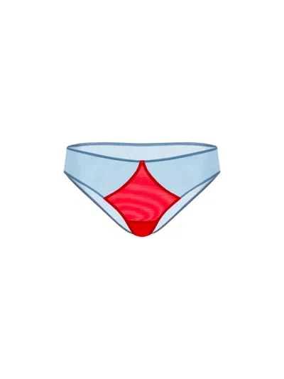 Zhilyova Asteria Mesh-panel Briefs In Multi