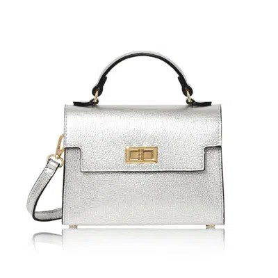 Betsy & Floss Women's Forli Top Handle Handbag In Silver In Silver