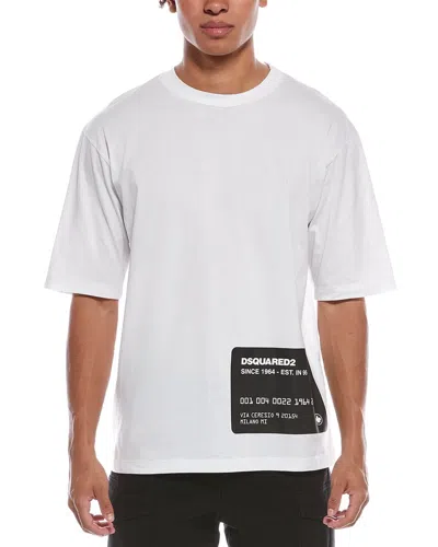 Dsquared2 Graphic T-shirt In White