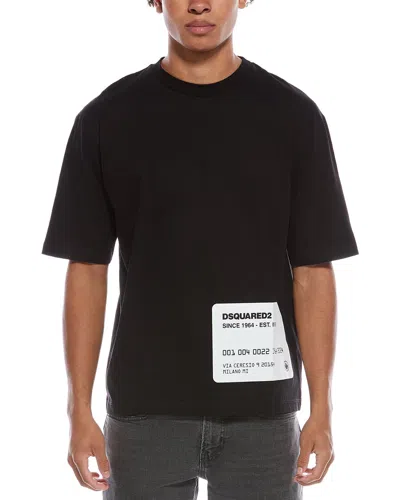 Dsquared2 Graphic T-shirt In Black