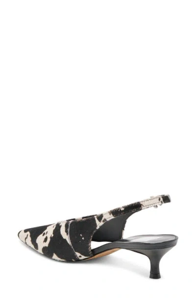 Dolce Vita Alenna Slingback Pointed Toe Kitten Heel Pump In Multi