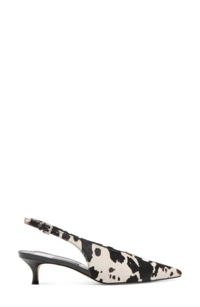 Dolce Vita Alenna Slingback Pointed Toe Kitten Heel Pump In Multi
