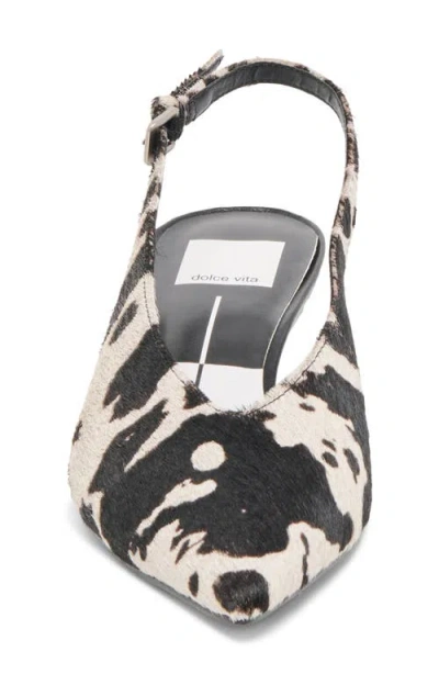 Dolce Vita Alenna Slingback Pointed Toe Kitten Heel Pump In Multi