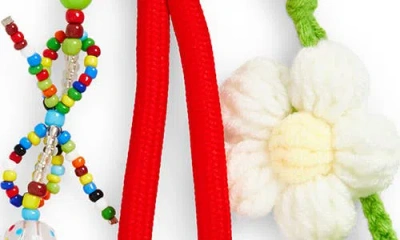 Cara Kids' Strawberry Bag Charm In Red