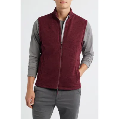 Johnnie-o Denalis Vest In Burgundy