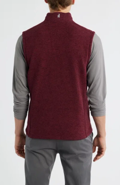 Johnnie-o Denalis Vest In Burgundy