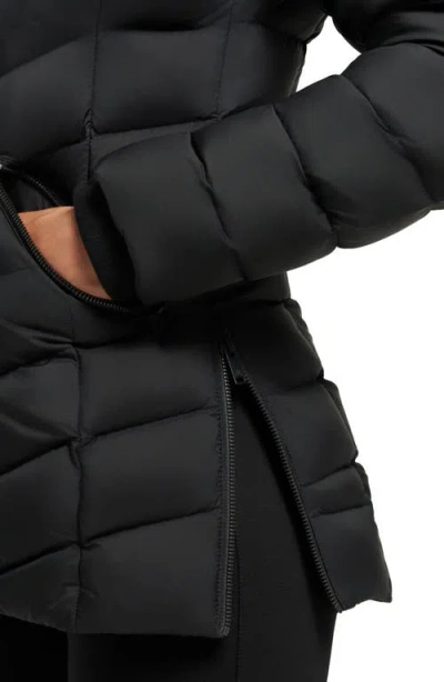 Moose Knuckles Rockcliff 5 Water Repellent Hooded 800 Fill Power Down Puffer Jacket In Black