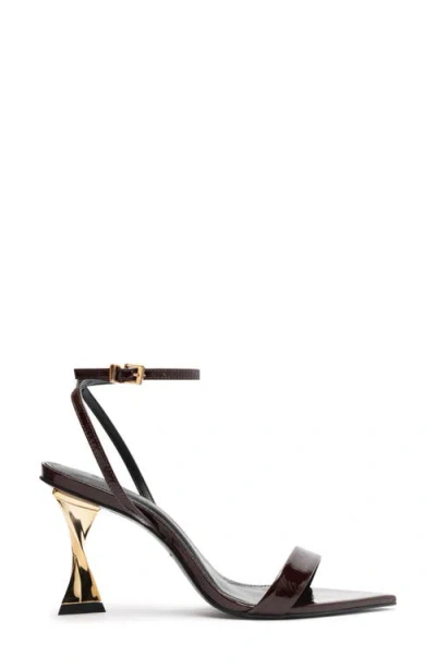 Schutz Elisha Heeled Sandal In Maplewood, Women's At Urban Outfitters In Brown