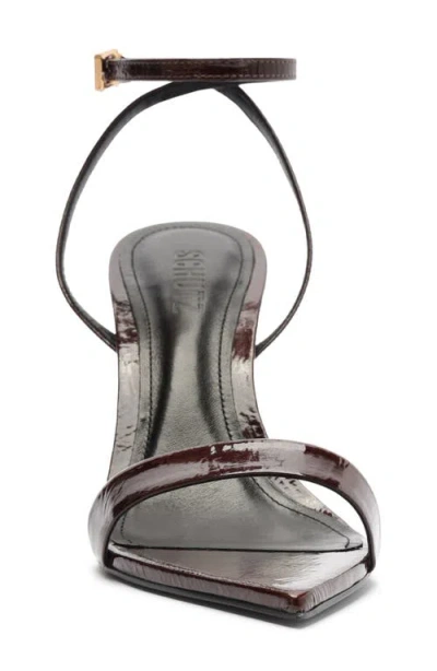 Schutz Elisha Heeled Sandal In Maplewood, Women's At Urban Outfitters In Brown