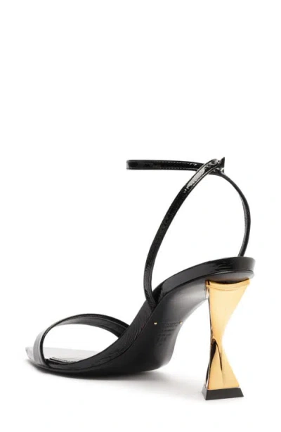 Schutz Elisha Ankle Strap Sandal In Black