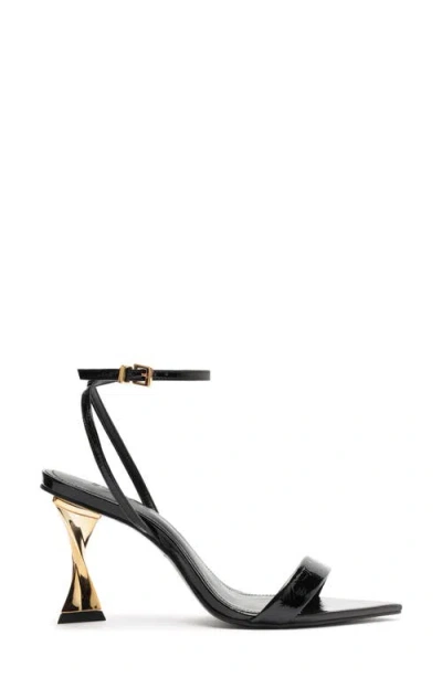 Schutz Elisha Ankle Strap Sandal In Black