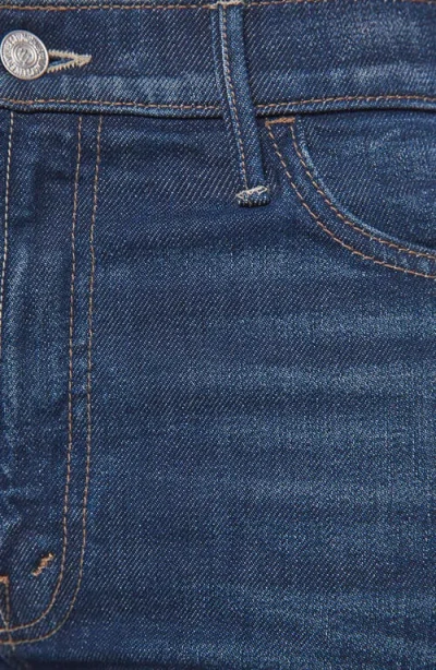 Mother Petites The Lil Hustler Roller Sneak Cuff Shoes And Riffs In Blue