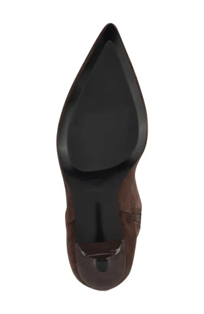Guess Women's Yania Tall Mid Heel Dress Boots In Brown