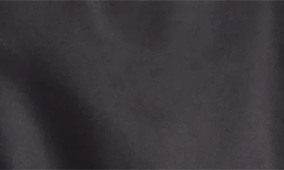 Balenciaga Ruched Sleeve Satin Bomber Jacket In Black