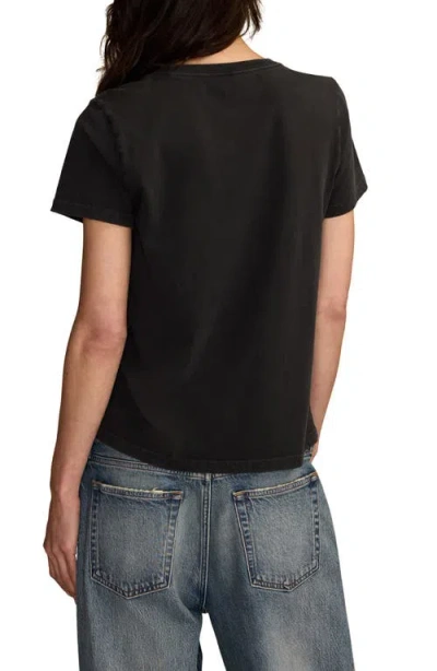 Lucky Brand Women's Tattoo Pyramid Crew Neck T-shirt In Black