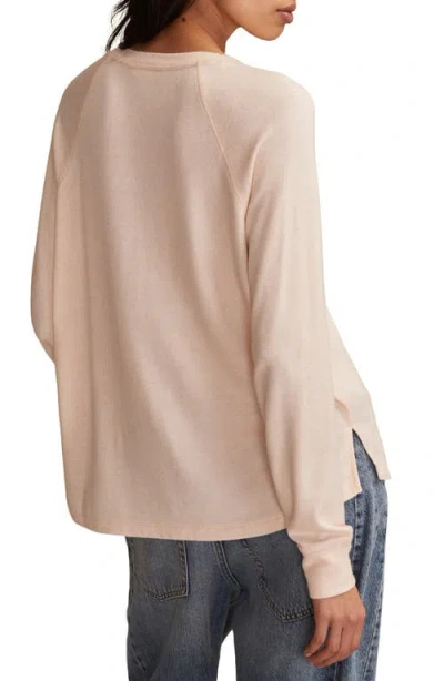 Lucky Brand Long Sleeve Crewneck T-shirt In Pink