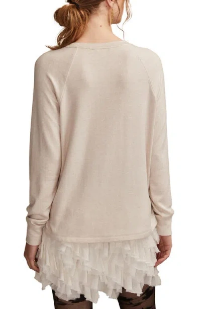 Lucky Brand Long Sleeve Crewneck T-shirt In Neutral