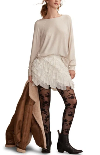 Lucky Brand Long Sleeve Crewneck T-shirt In Neutral