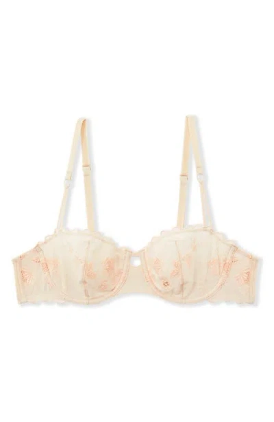 Etam Ravissante Underwire Balconette Bra In White