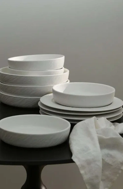 Stone Lain Senso 12 Pc. Dinnerware Set, Service For 4 In White