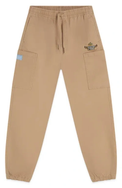 Scotch & Soda Boys 8-16 Twill Cargo Joggers In Neutral