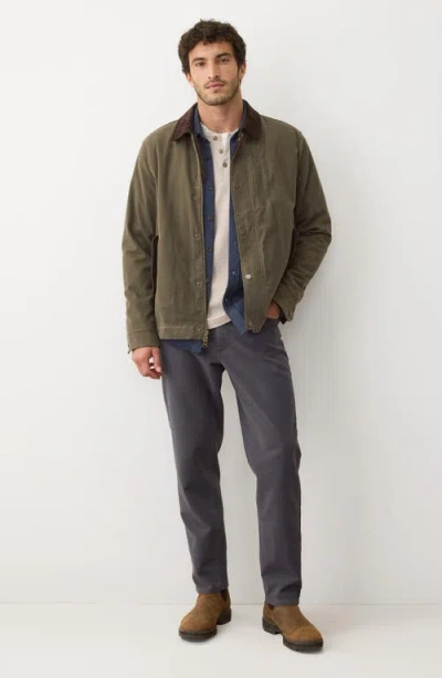 Marine Layer Waxed Canvas Barn Jacket In Green