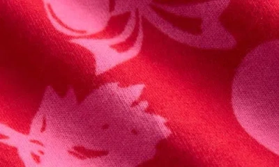 Mini Boden Kids' Print Cotton Jersey Dress In Red