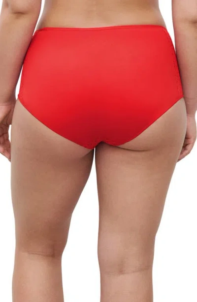 Chantelle Lingerie Norah Comfort High Waist Briefs In Red