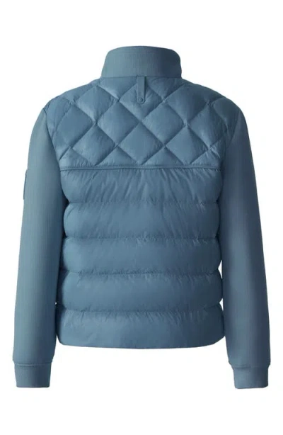 Mackage Kids' Audel Hybrid Down Jacket In Blue