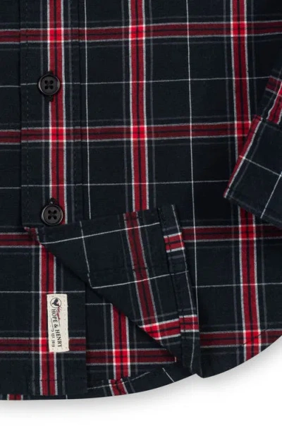 Hope & Henry Kids' Organic Long Sleeve Stretch Poplin Shirt In Multi