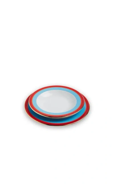 La Doublej Soup Plates Set Of 2 In Multi
