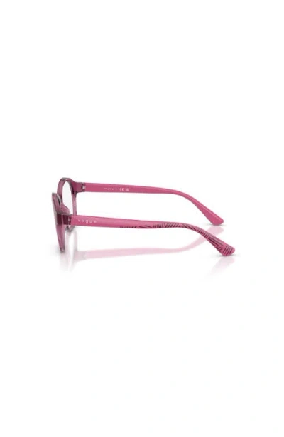 Vogue Eyewear 47mm Phantos Optical Glasses In Pink