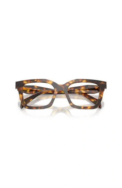 Prada Square-frame Tortoiseshell Glasses In Brown