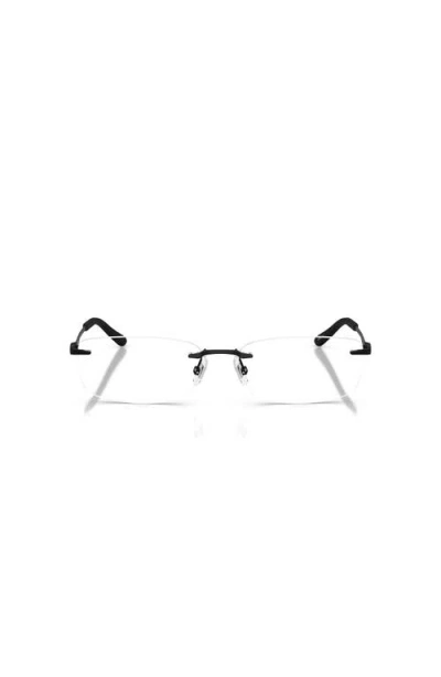 Arnette 58mm Rectangle Optical Glasses In Black